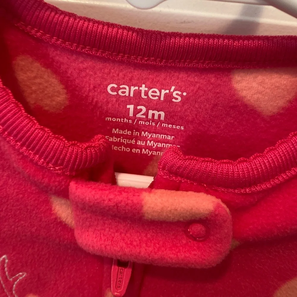 ❤️🩷Carter’s Deer Fleece Footie❤️🩷